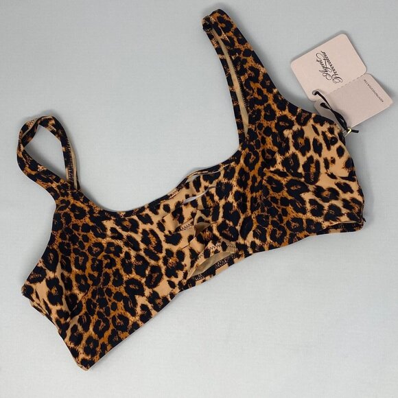 Agent Provocateur Other - Agent Provocateur Dakotta Leopard Bikini Top AP4 Large NWT